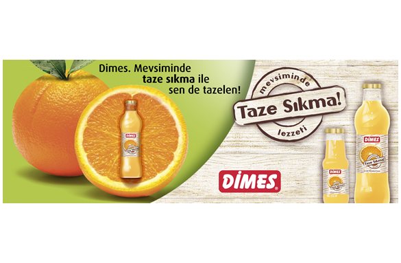 DİMES TAZE SIKMA LEZZETİ