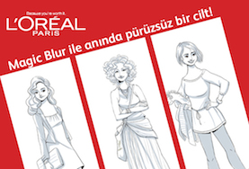 L'OREAL Magic Blur ile 
Anında Pürüzsüz Bir Cilt