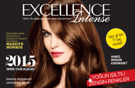 L'Oreal Excellence Intense ile  Yoğun, Işıltılı, Zengin Renklere Sahip Saçlara Kavuşun!